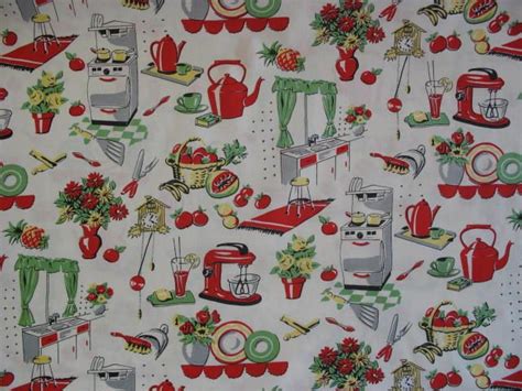 50s style wallpaper|retro 50s wallpaper for kitchens.